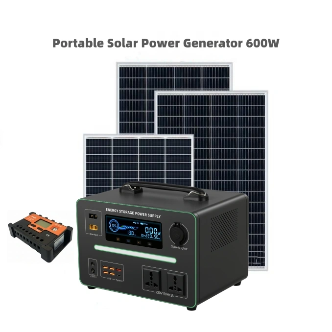 600W Solar Power Generator
